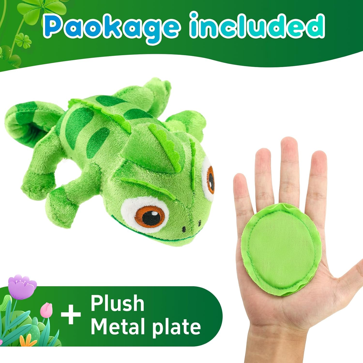 15cm Pascal Rapunzel Chameleon Plush Doll Toy Pascal Stuffed Animals Plushier Doll Shoulder Plush Doll Toy Boys Girls Xmas Gift