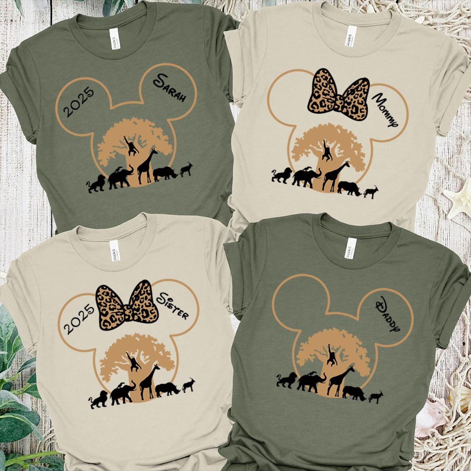 Custom Animal Kingdom Matching Shirts, Disney Animal Kingdom 2025 Shirt, Disney World Family Matching Shirt, Disney Family Safari Shirt | Schmidtstees