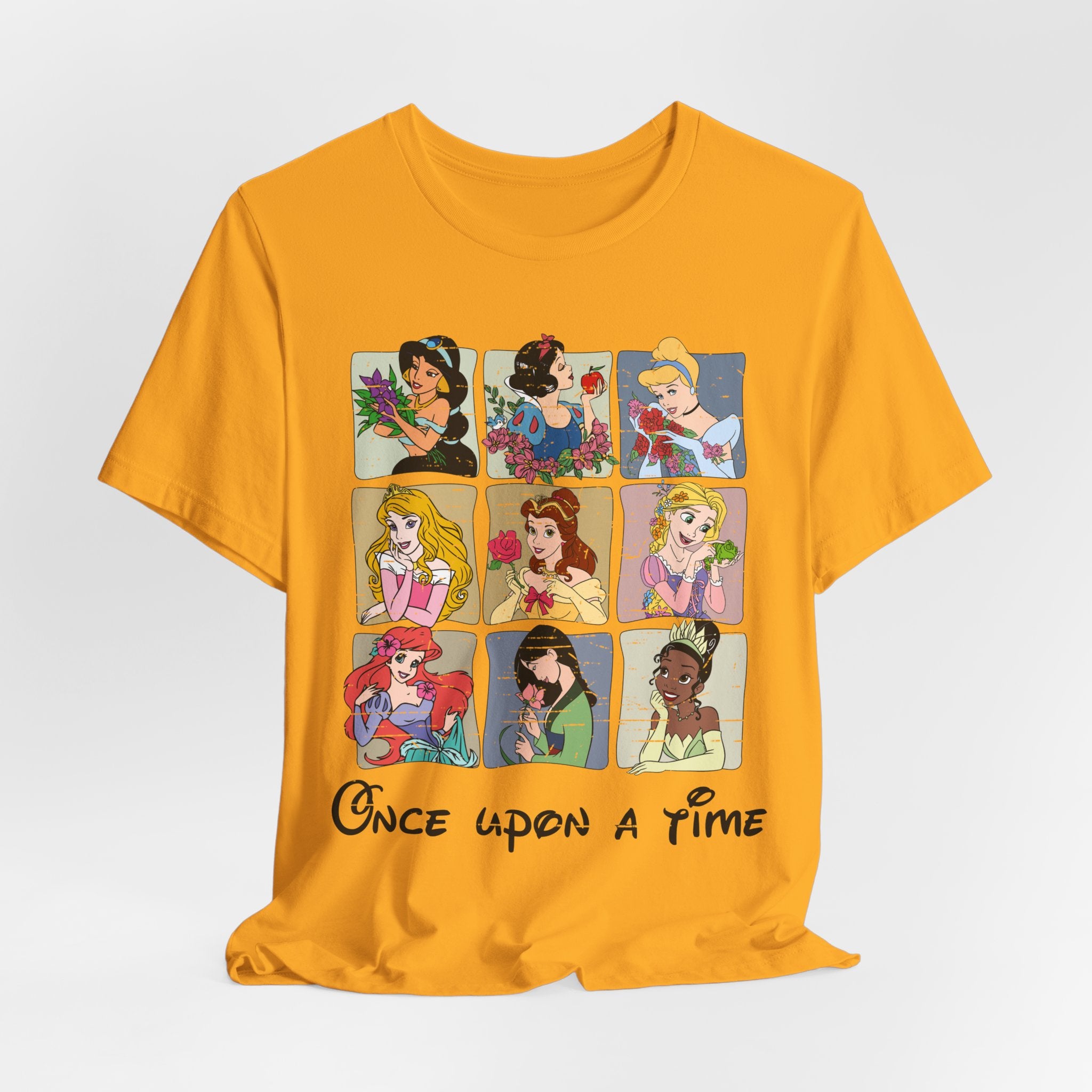 Custom Disney-Inspired Character T-Shirt  Vintage Cartoon Tee  Mickey & Friends, Princess, Toy Story, Pooh & More  Family Matching Disney Trip Shirts