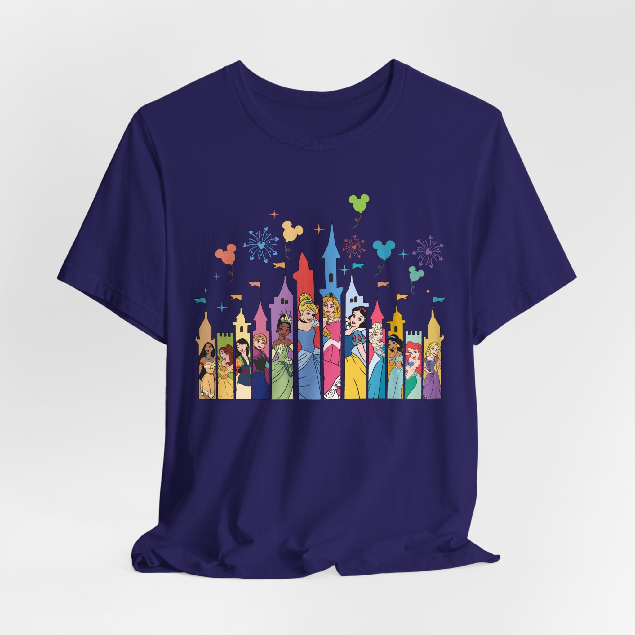 Custom Disney-Inspired Character T-Shirt  Vintage Cartoon Tee  Mickey & Friends, Princess, Toy Story, Pooh & More  Family Matching Disney Trip Shirts