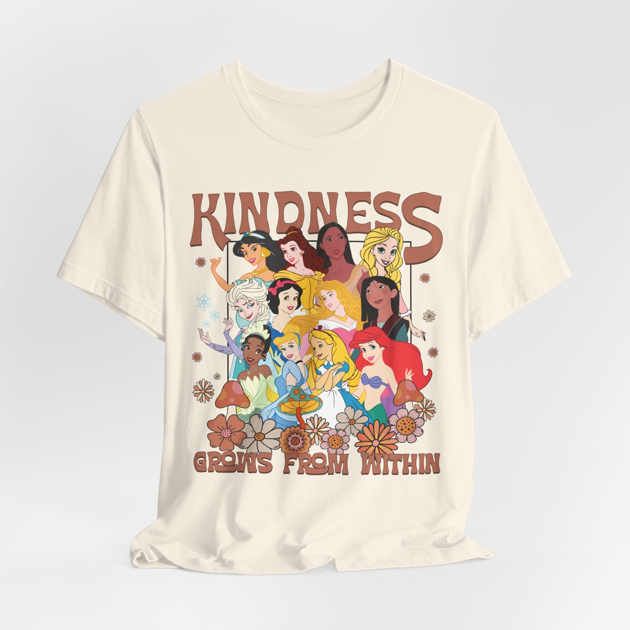 Custom Disney-Inspired Character T-Shirt  Vintage Cartoon Tee  Mickey & Friends, Princess, Toy Story, Pooh & More  Family Matching Disney Trip Shirts