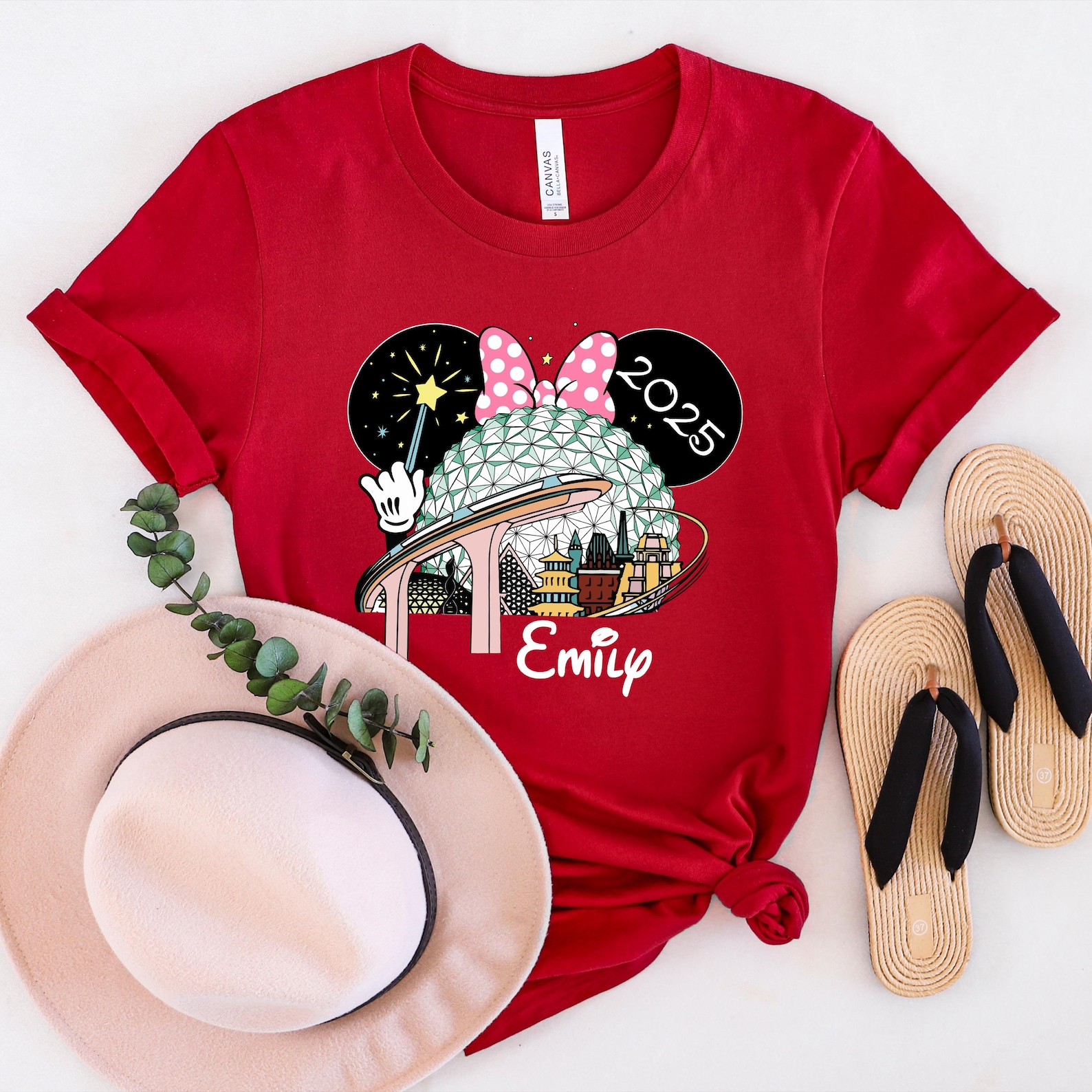 Custom Disney Epcot 2025 Shirt, Disney Epcot Matching Shirt, Disney Family Matching Shirt, Disney Epcot Name Shirt, World Traveler Shirt  schmidtstees