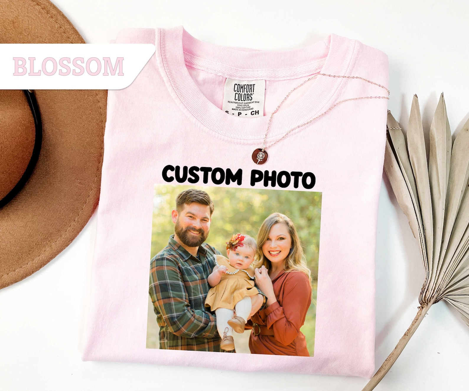 Custom Photo Shirt, Personalized T-Shirt with Picture, Family Photo Tee, Custom Image Shirt, Logo T-shirt Gift for Birthday, Anniversary, or Vacation