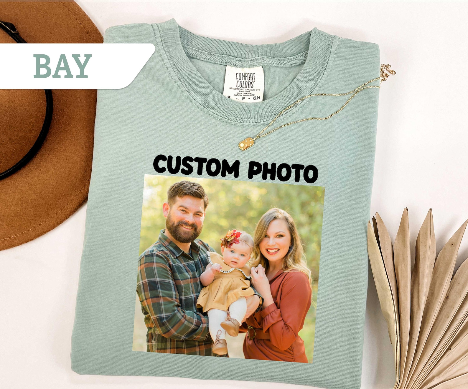 Custom Photo Shirt, Personalized T-Shirt with Picture, Family Photo Tee, Custom Image Shirt, Logo T-shirt Gift for Birthday, Anniversary, or Vacation