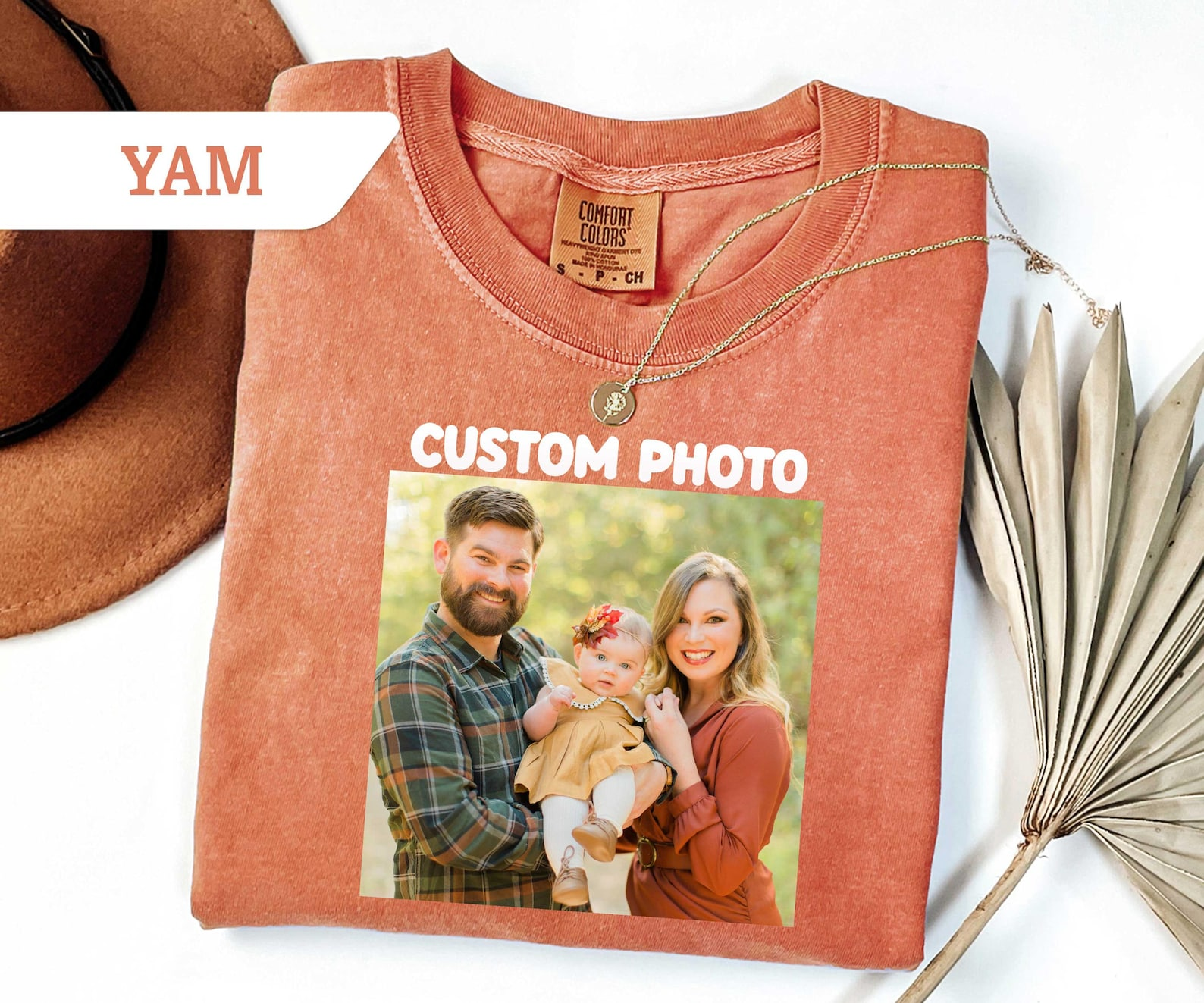 Custom Photo Shirt, Personalized T-Shirt with Picture, Family Photo Tee, Custom Image Shirt, Logo T-shirt Gift for Birthday, Anniversary, or Vacation
