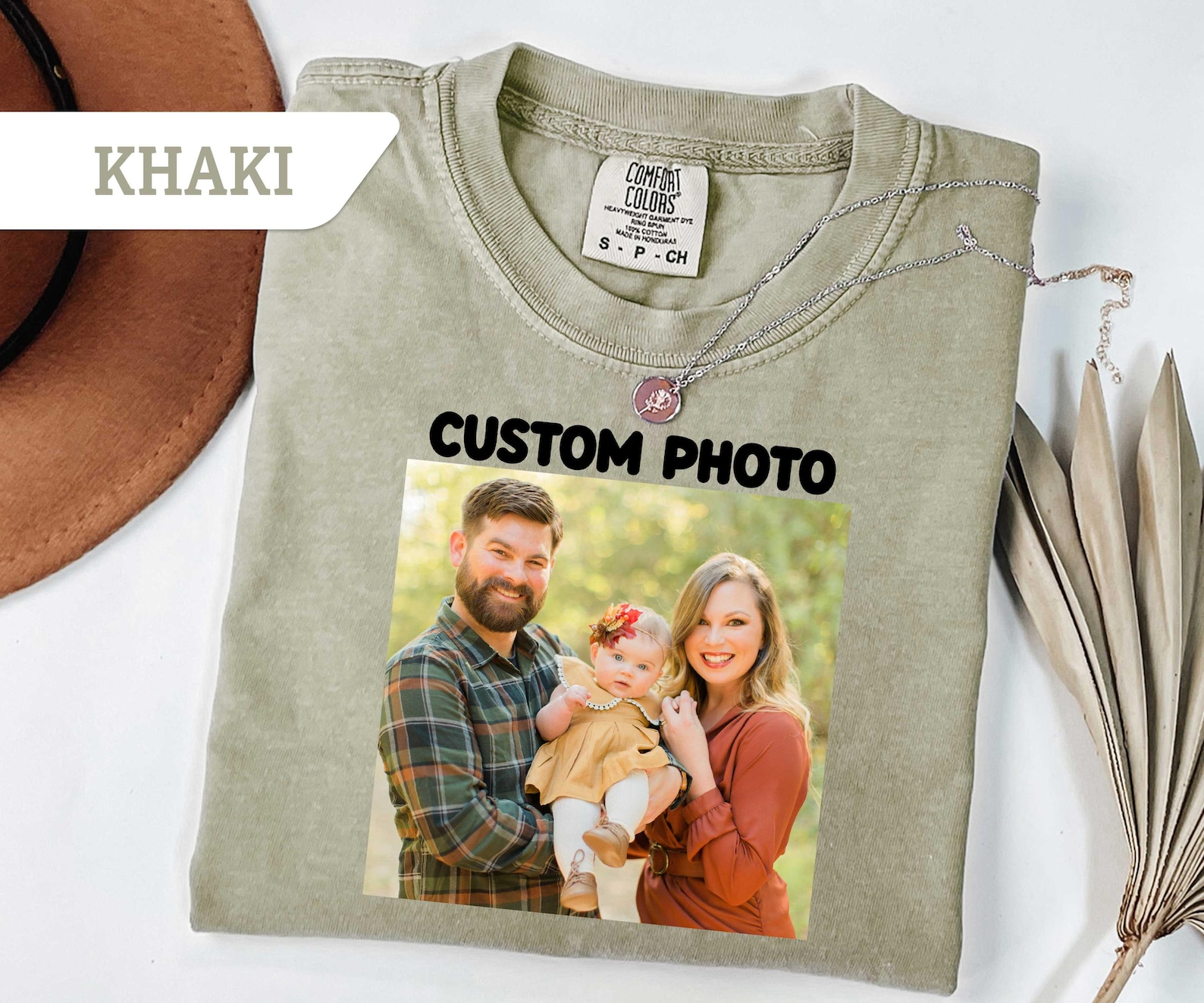 Custom Photo Shirt, Personalized T-Shirt with Picture, Family Photo Tee, Custom Image Shirt, Logo T-shirt Gift for Birthday, Anniversary, or Vacation