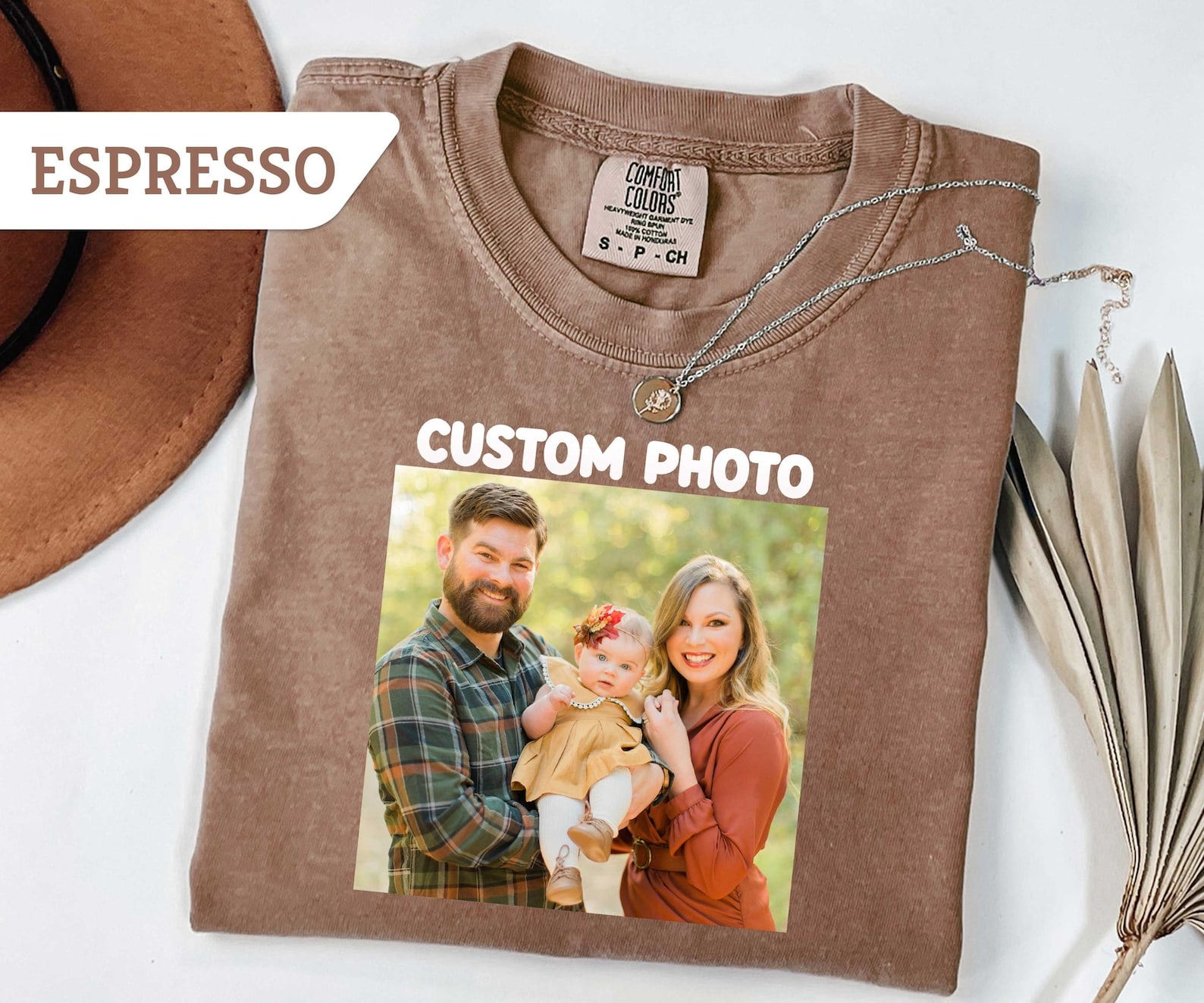 Custom Photo Shirt, Personalized T-Shirt with Picture, Family Photo Tee, Custom Image Shirt, Logo T-shirt Gift for Birthday, Anniversary, or Vacation