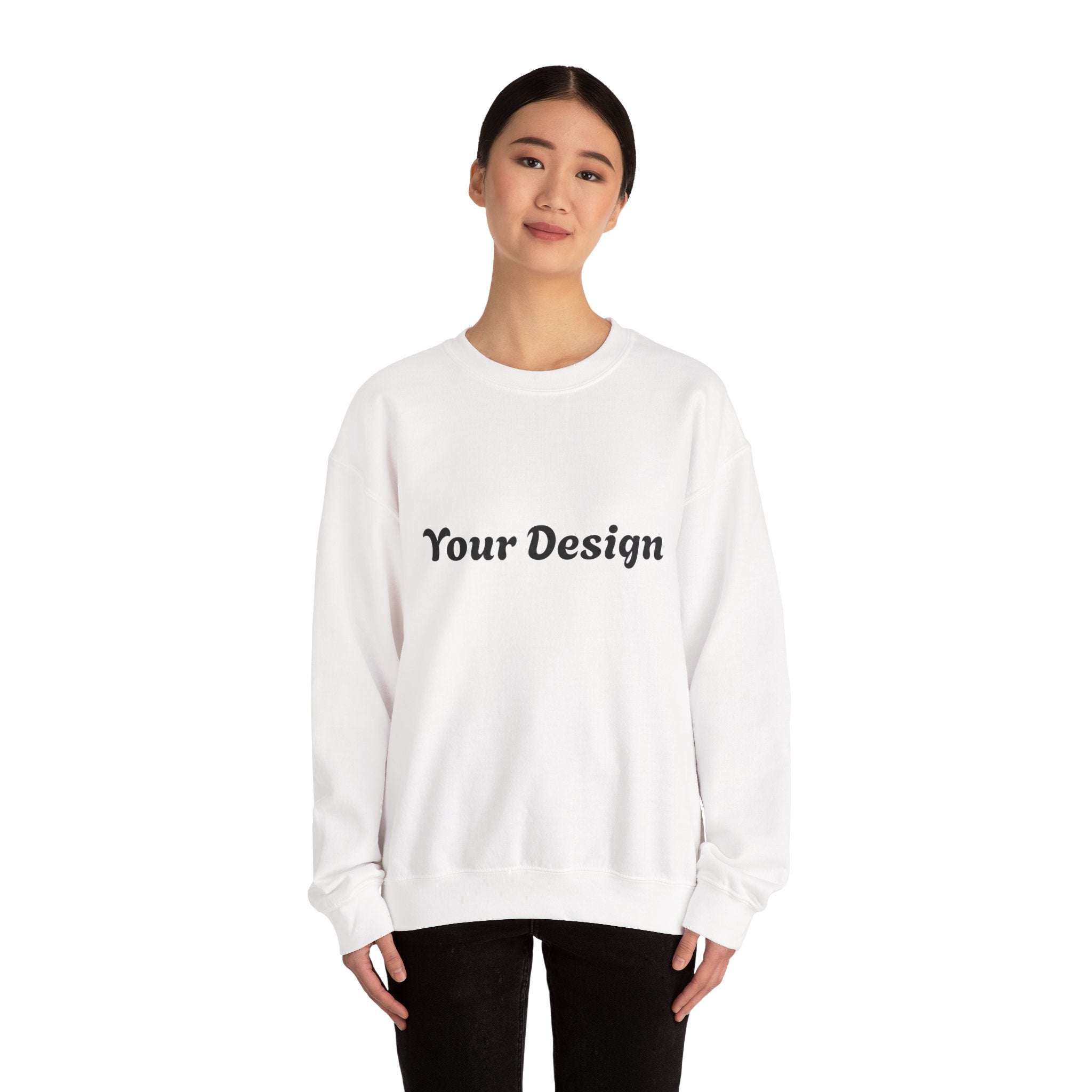 Custom Sweatshirt | Personalized Sweatshirt with Your Text or Image | Custom Photo Sweatshirt | Personalized Gift for Men & Women | Customizable Crewneck
