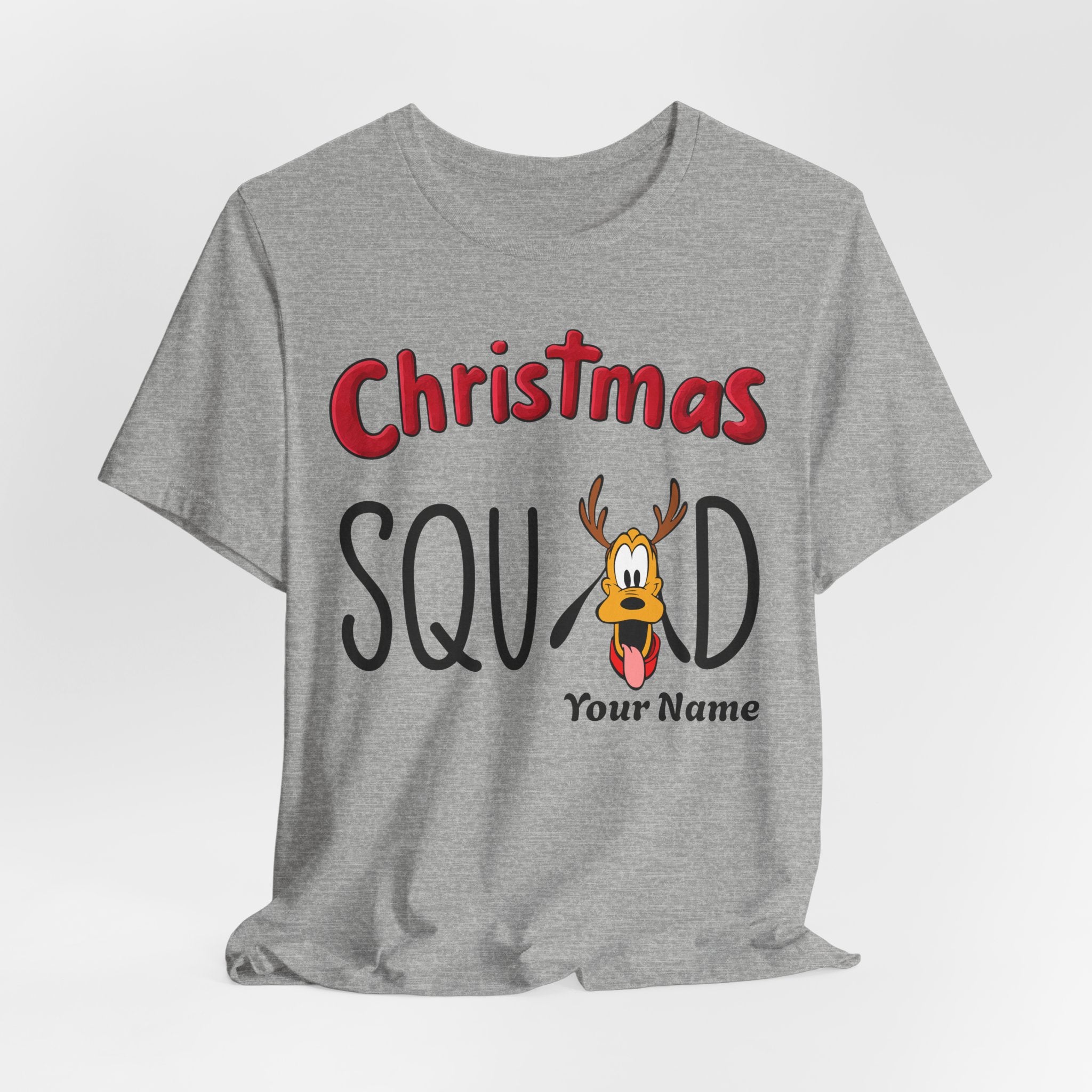 Disney Christmas Squad Matching Shirt | Mickey and Friends Holiday Tee | Personalized Disney Family Christmas Shirt | Custom Name Xmas Vacation Outfit