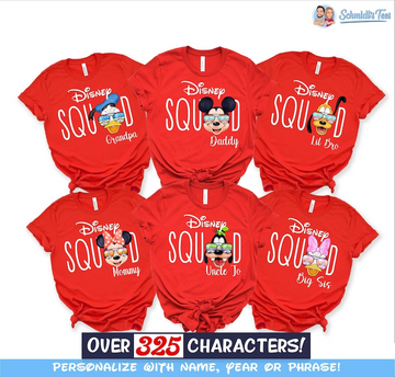 Disney Family Shirts, Disneyworld Shirts Family, Custom Disney Characters Family Sunglass Shirts, Personalized, Disney Family Shirts, Gigi