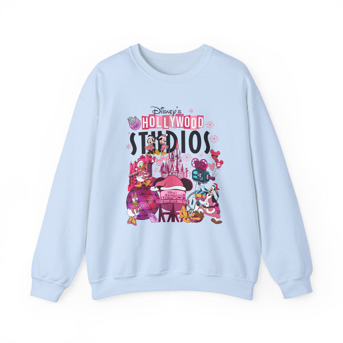 Disney World Christmas Sweatshirt 2025  Disneyland & Hollywood Studios Holiday Sweatshirt  Mickey Christmas Crewneck  Disney Family Trip Outfit