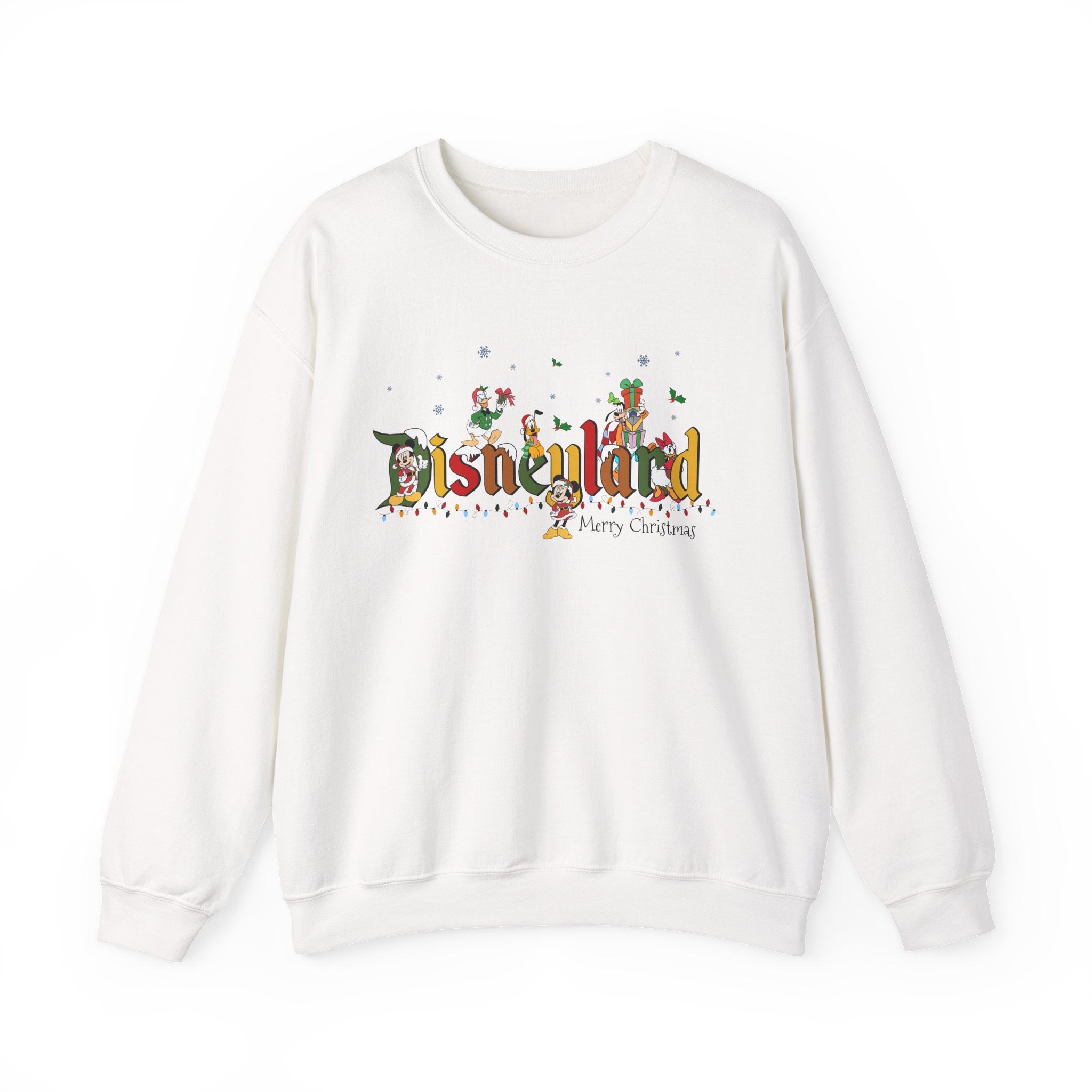 Disney World Christmas Sweatshirt 2025  Disneyland & Hollywood Studios Holiday Sweatshirt  Mickey Christmas Crewneck  Disney Family Trip Outfit