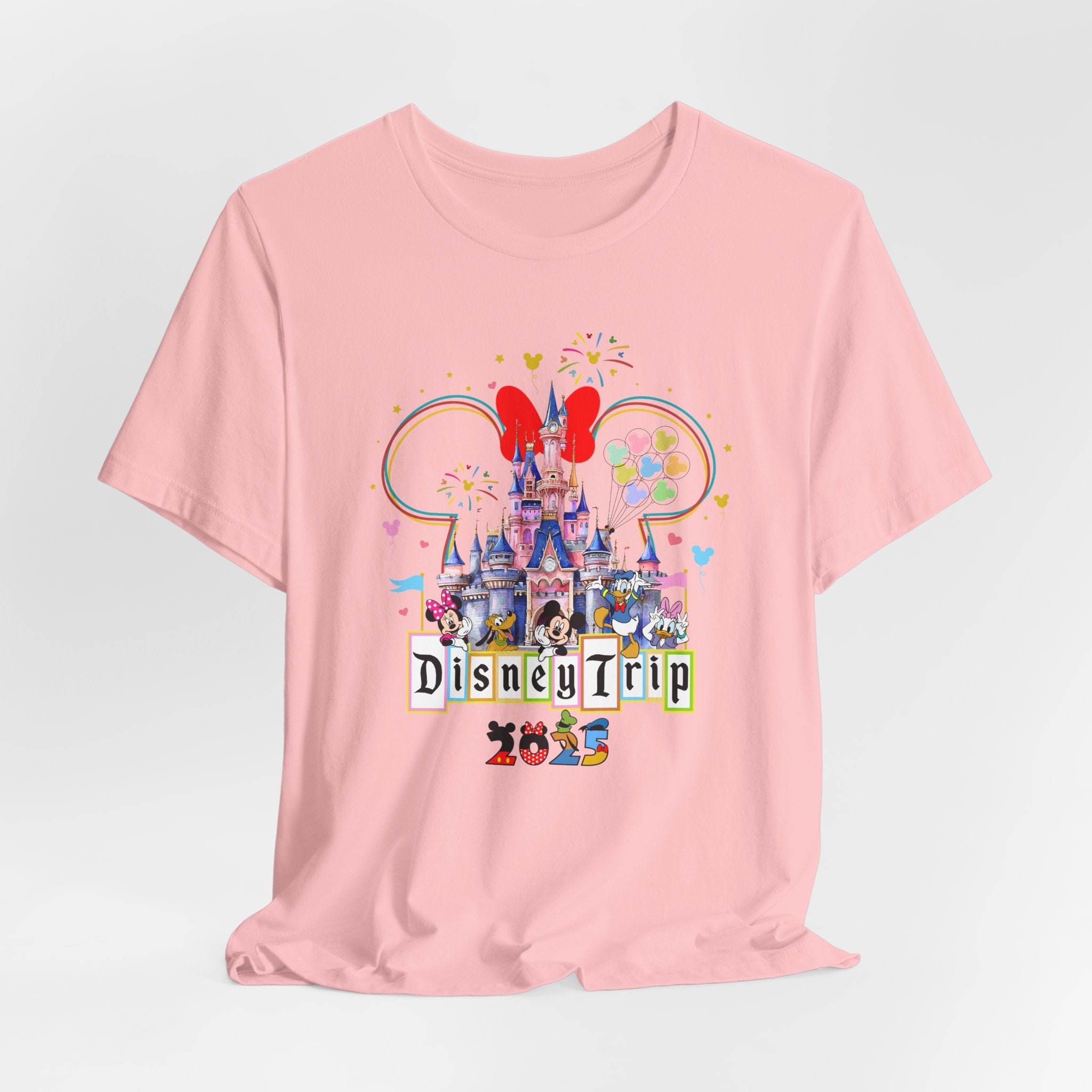 Disney Family 2025 Shirts, Castle 2025 Shirts, Family Matching T-shirt, Custom holiday Family Shirts, Disney Family T-shirts 2025