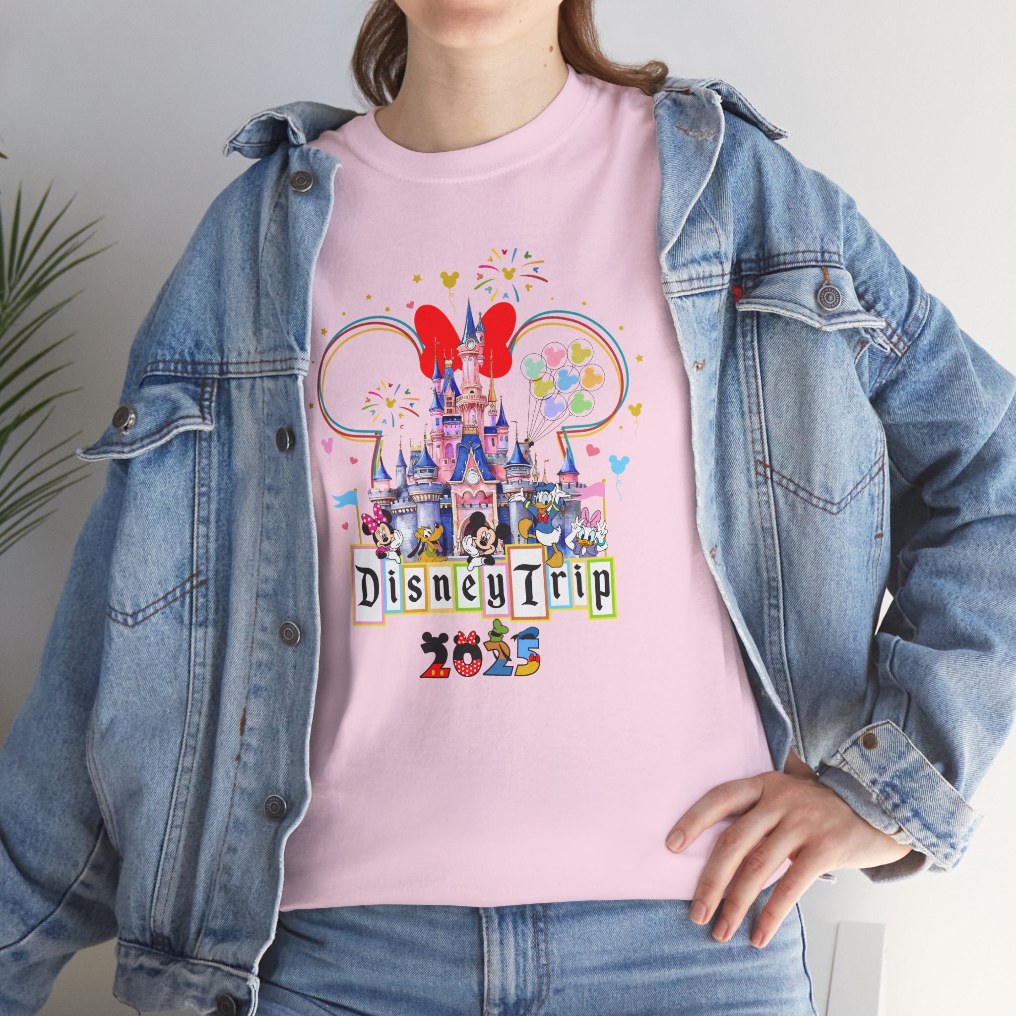 Disney Family 2025 Shirts, Castle 2025 Shirts, Family Matching T-shirt, Custom holiday Family Shirts, Disney Family T-shirts 2025