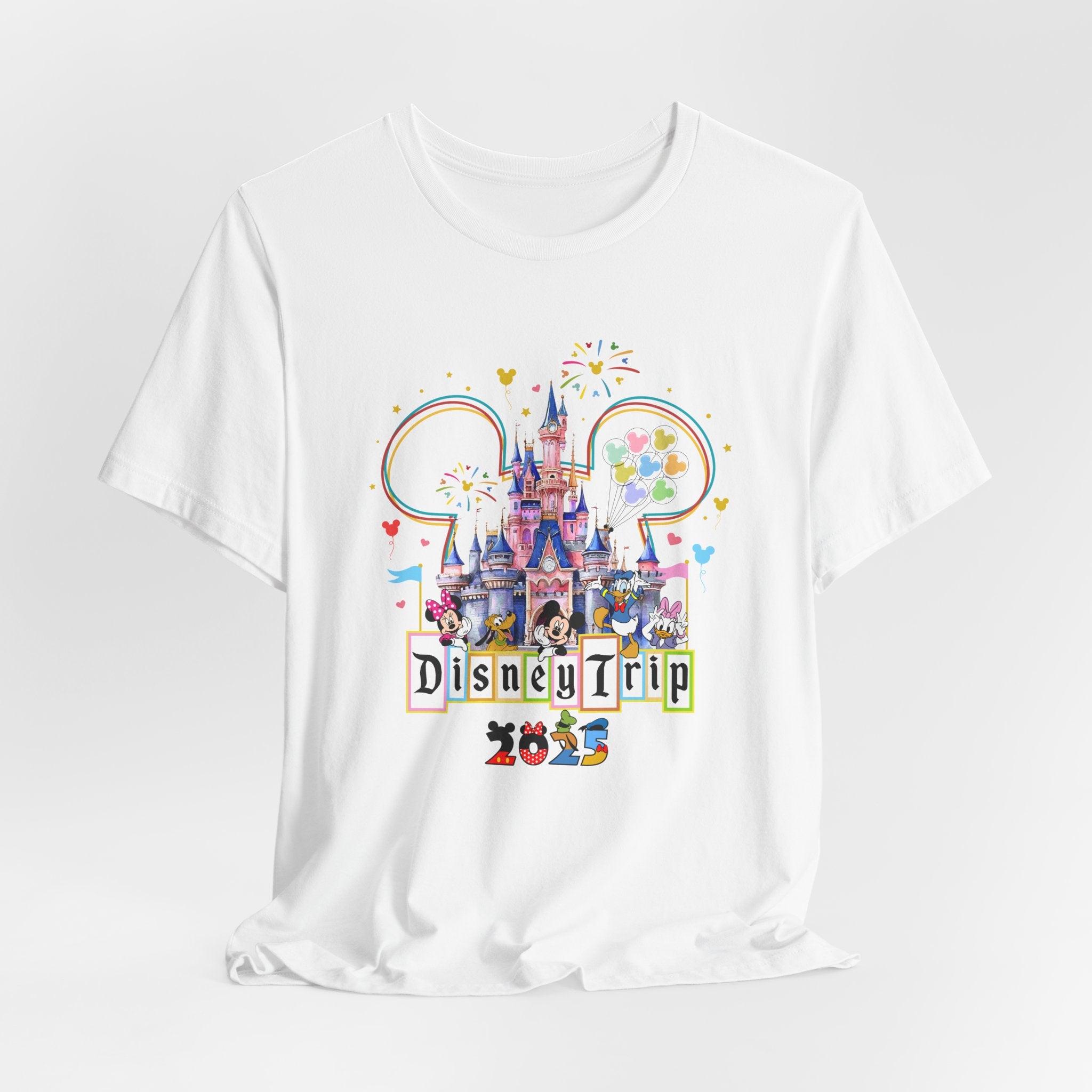 Disney Family 2025 Shirts, Castle 2025 Shirts, Family Matching T-shirt, Custom holiday Family Shirts, Disney Family T-shirts 2025