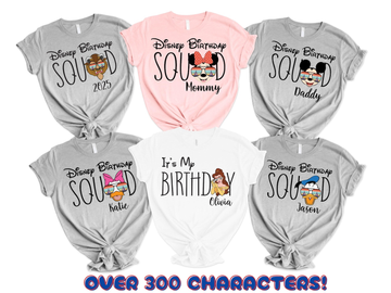 Disneyland Birthday Shirt, Disney Birthday Girl Shirt, Custom Disney Birthday Shirt, Disney Birthday Squad Shirt, Disney It's My Birthday 20
