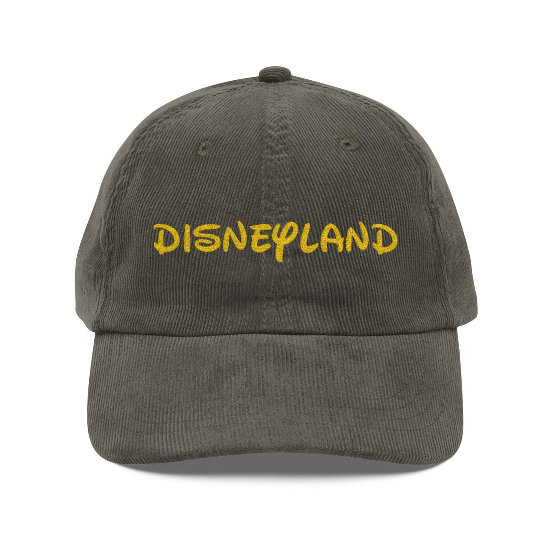 Disney Character Font Custom Name Corduroy Cap, Personalized Disneyland Embroidered Hat, Vintage Disney Font Hat, Custom Text Disney Cap, Embroidered Disneyland Gift