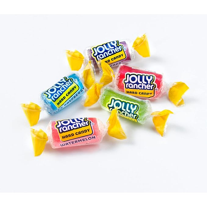JOLLY RANCHER Assorted Fruit Flavored Hard Candy Bulk Bag, Halloween Candy, 5 lb
