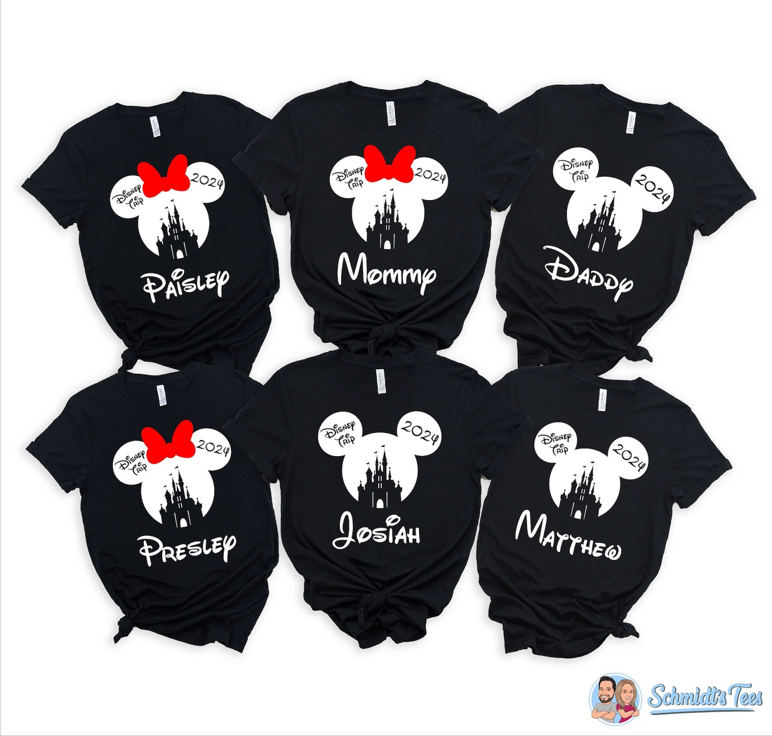 Matching Family Shirts for Disneyland