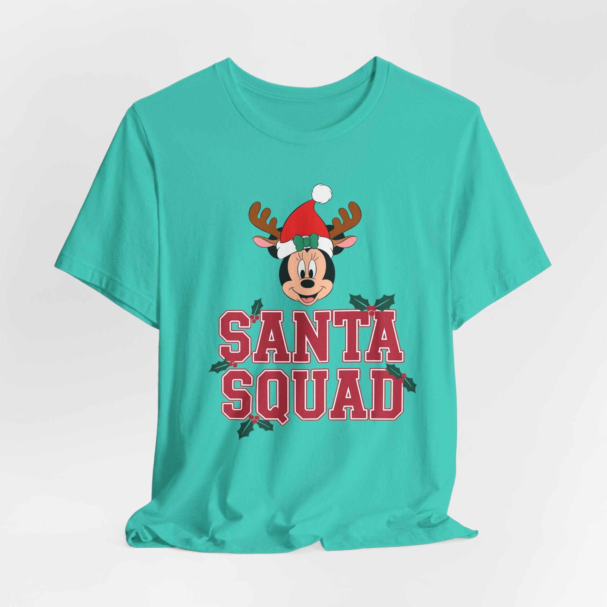 Mickey Mouse Friend Santa Squad Custom Matching Shirt  Personalized Disney Christmas Shirt  Family Matching Holiday Tee  Custom Name Xmas Crew Shirt