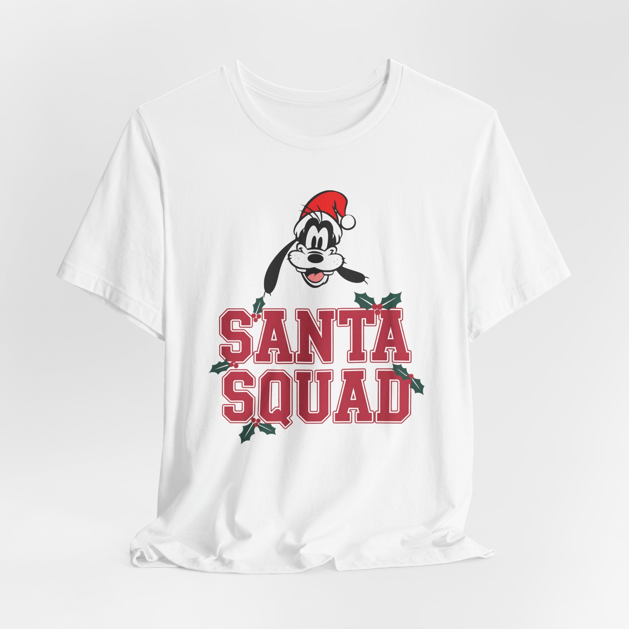 Mickey Mouse Friend Santa Squad Custom Matching Shirt  Personalized Disney Christmas Shirt  Family Matching Holiday Tee  Custom Name Xmas Crew Shirt