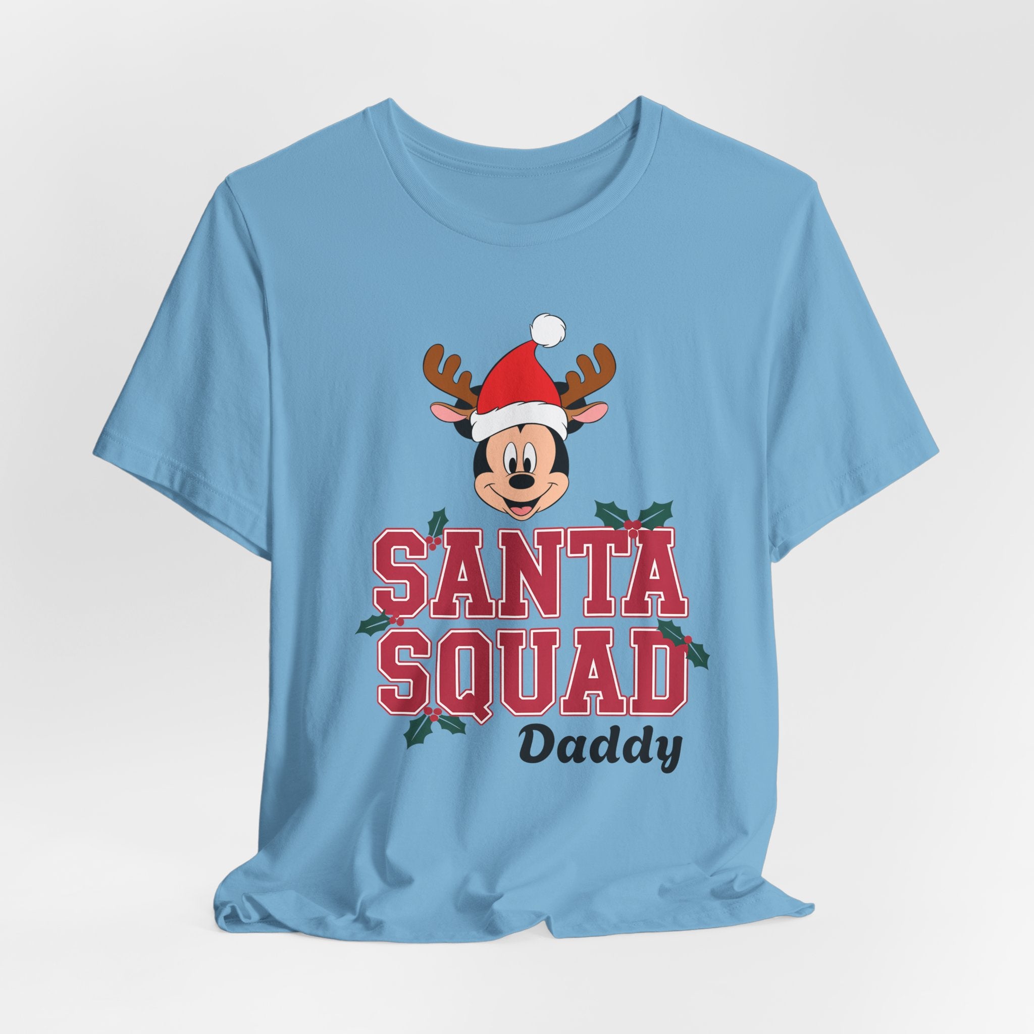 Mickey Mouse Friend Santa Squad Custom Matching Shirt  Personalized Disney Christmas Shirt  Family Matching Holiday Tee  Custom Name Xmas Crew Shirt