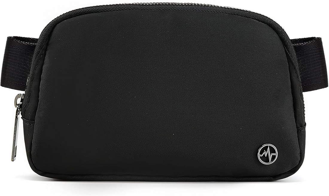 Pander Cross Body Fanny Pack for Women, Fashion Waist Packs, Crossbody Bags, Belt Bag with Adjustable Strap (Black)