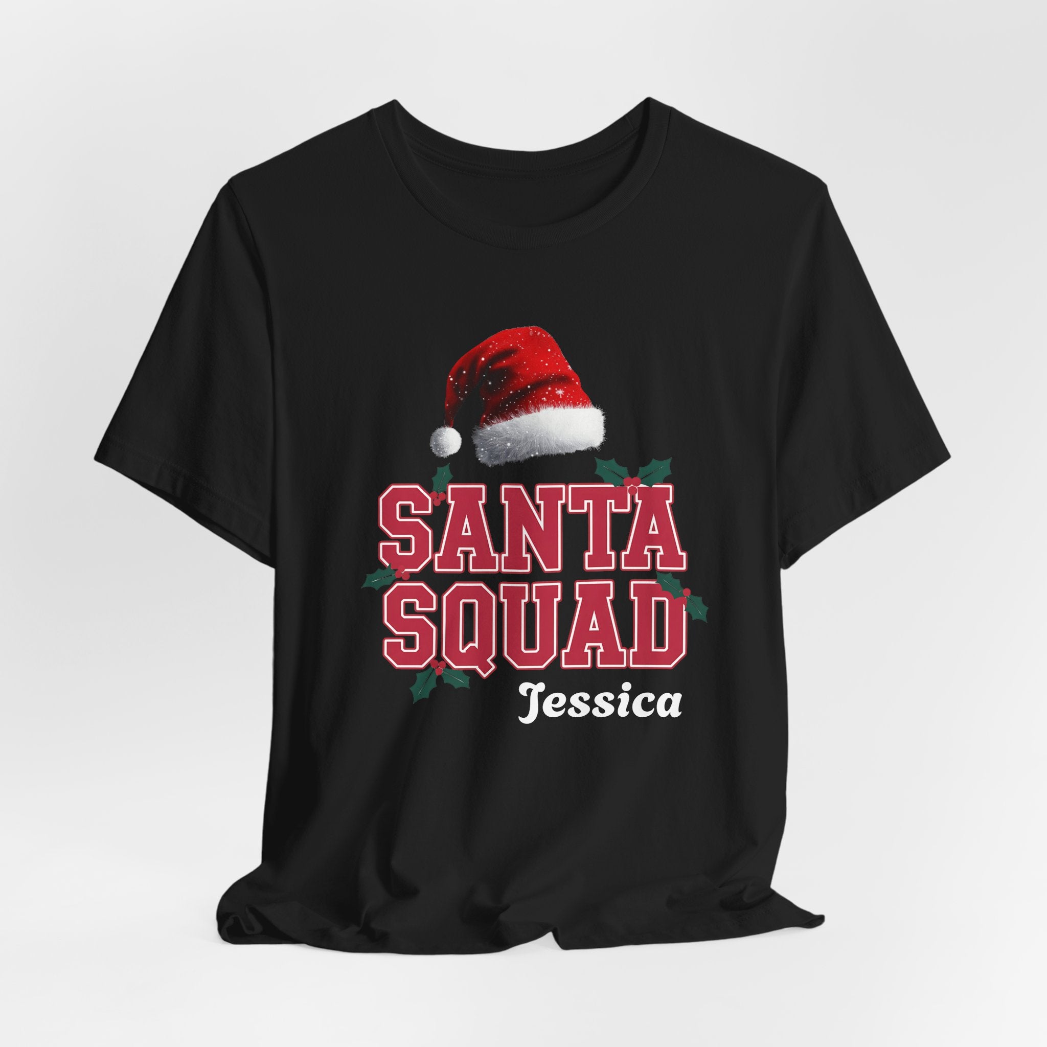 Santa Squad Matching Custom Shirt | Personalized Family Christmas Shirts | Custom Name Holiday Tee | Matching Christmas Outfit | Christmas Crew Shirt