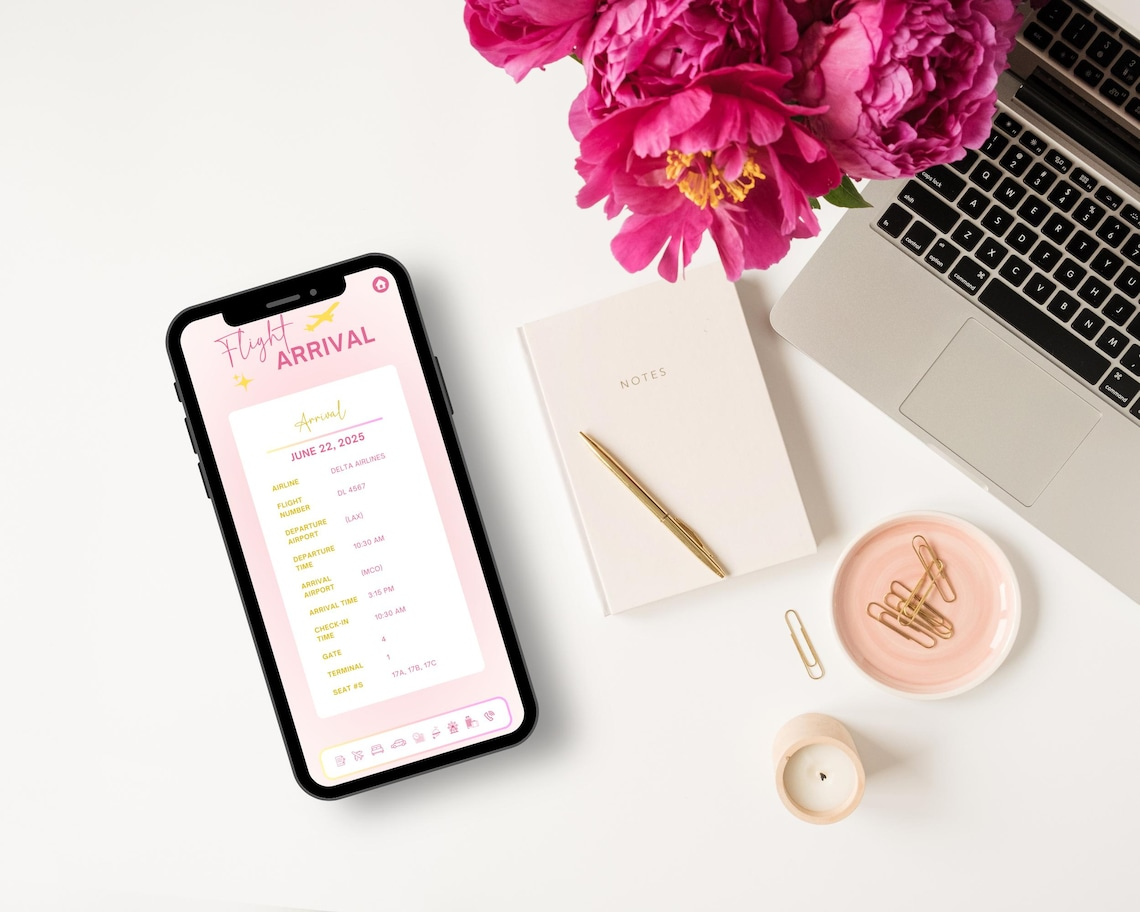 WDW Vacation Travel Digital Itinerary, Family Travel, Travel Agent Agency, Trip Itinerary, WDW Mobile Itinerary, Travel Guide, Canva