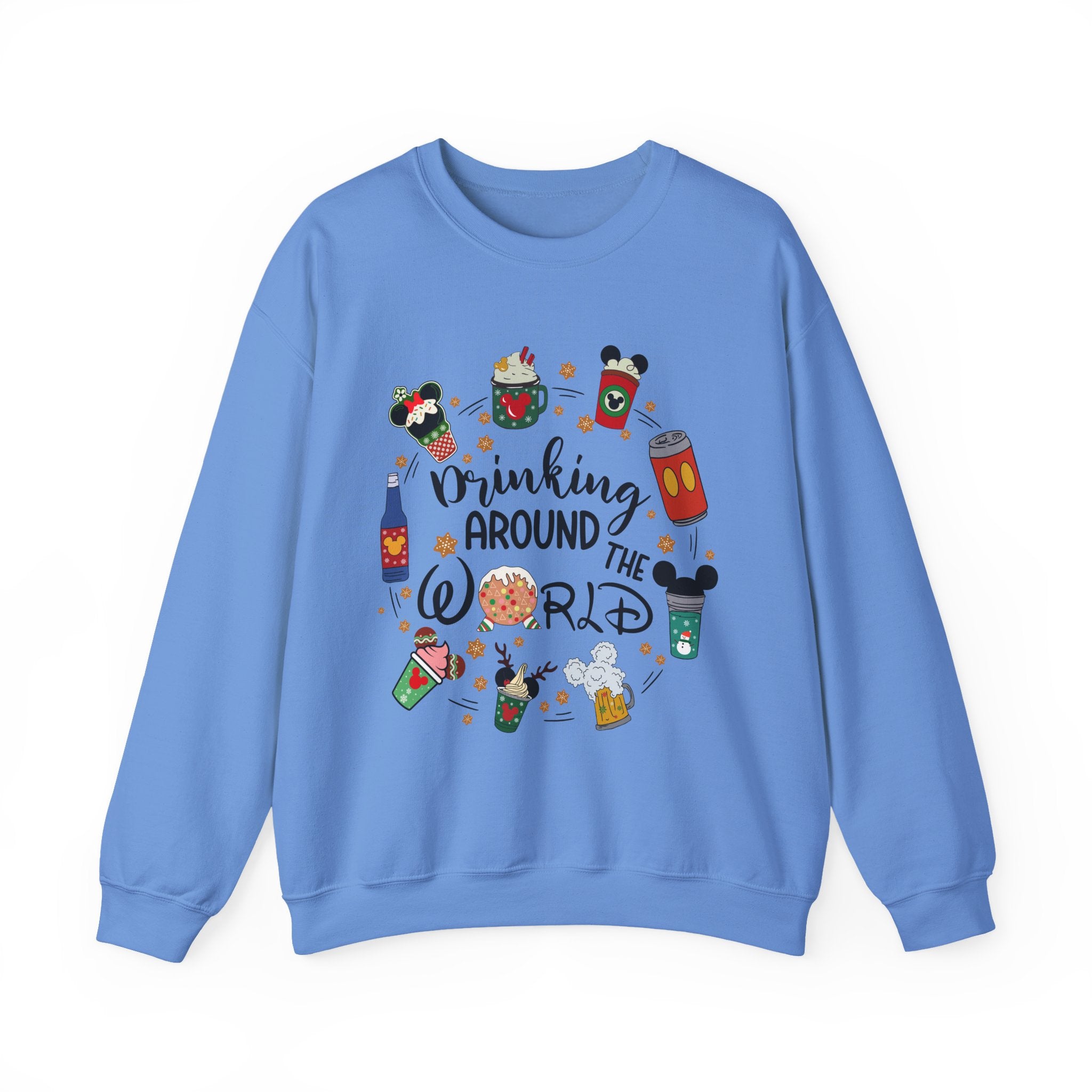 Walt Disney World Christmas Sweatshirt – Mickey & Friends Holiday Crewneck  Disney Christmas Sweater