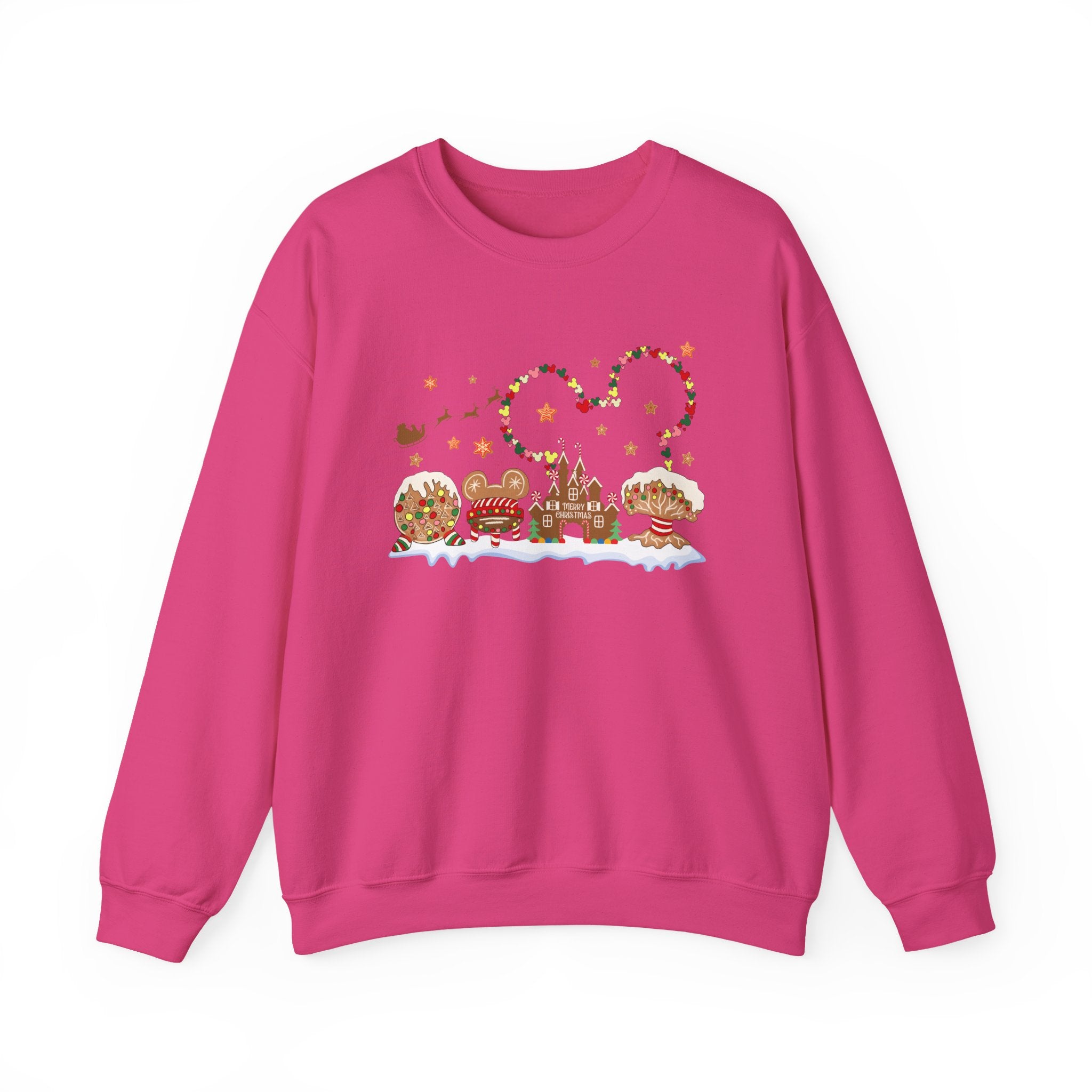 Walt Disney World Christmas Sweatshirt – Mickey & Friends Holiday Crewneck  Disney Christmas Sweater