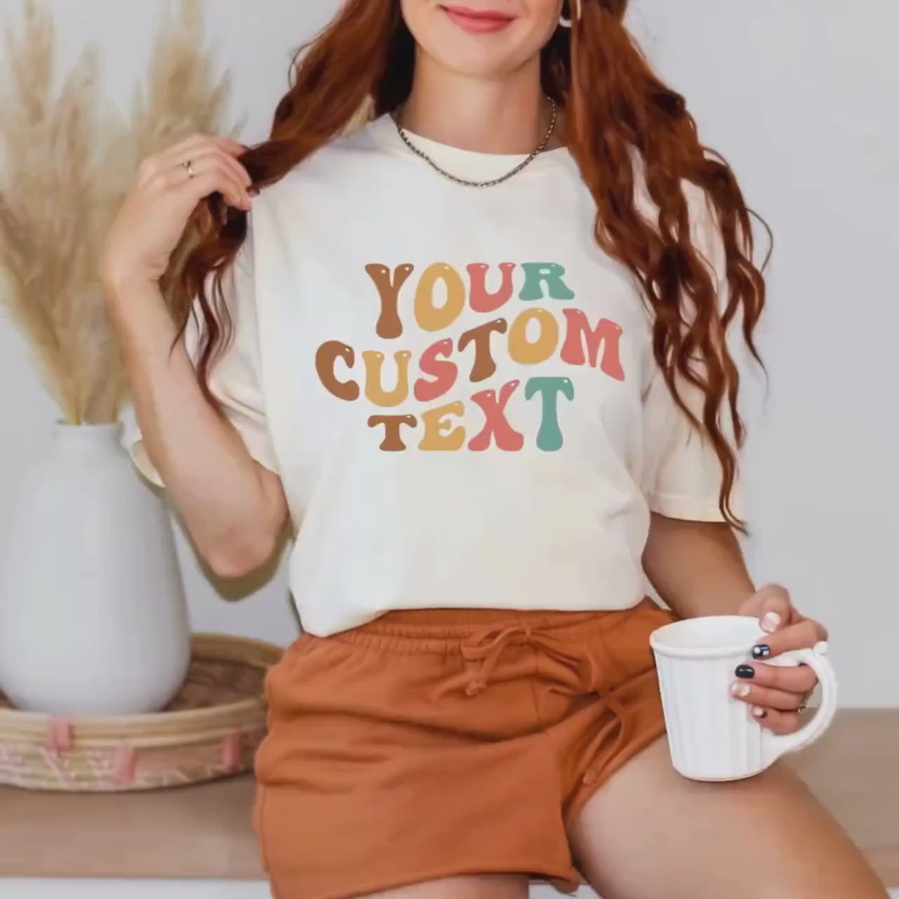 Custom Text Shirt, Comfort Colors Custom Business Logo Matching Shirt, Personalization Shirt